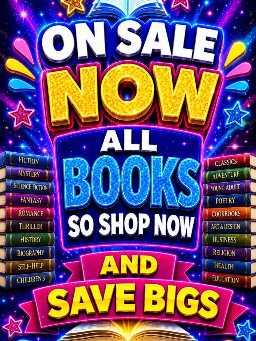 📚ON SALE NOW ALL BOOKS